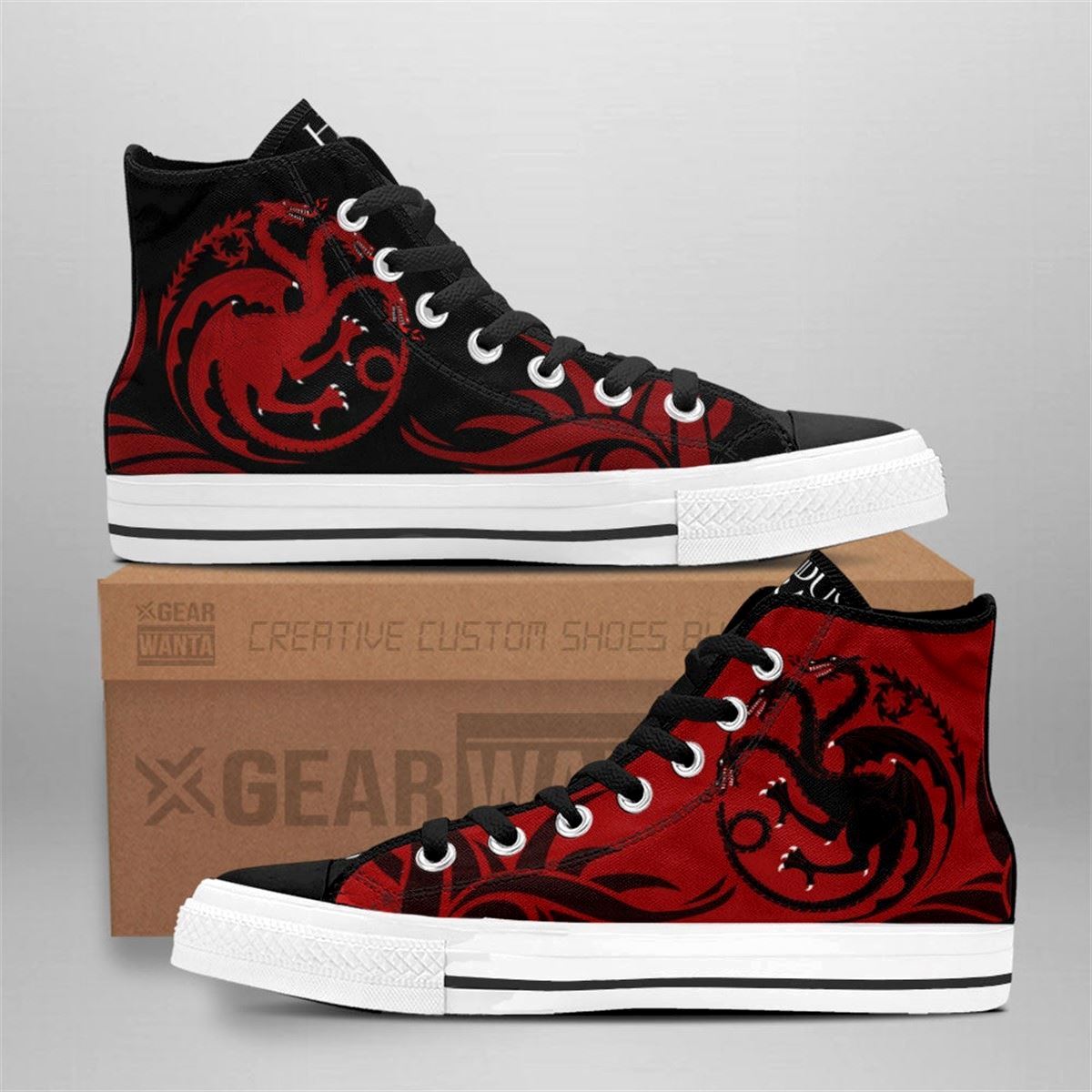 House Of Dragon High Top Fans Custom Shoes