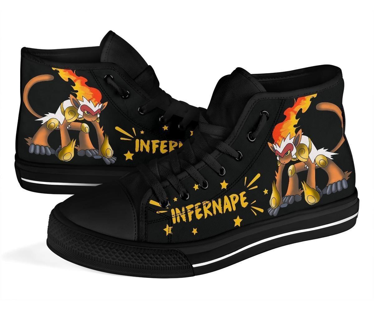 Infernape High Top Shoes Perfect Gift For Pokemon Fans