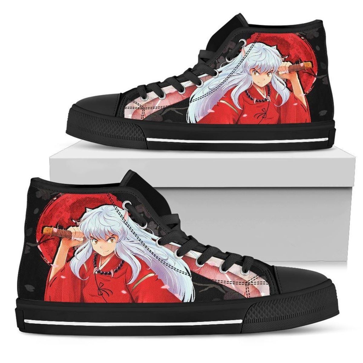 Inuyasha High Top Anime Sneakers Custom