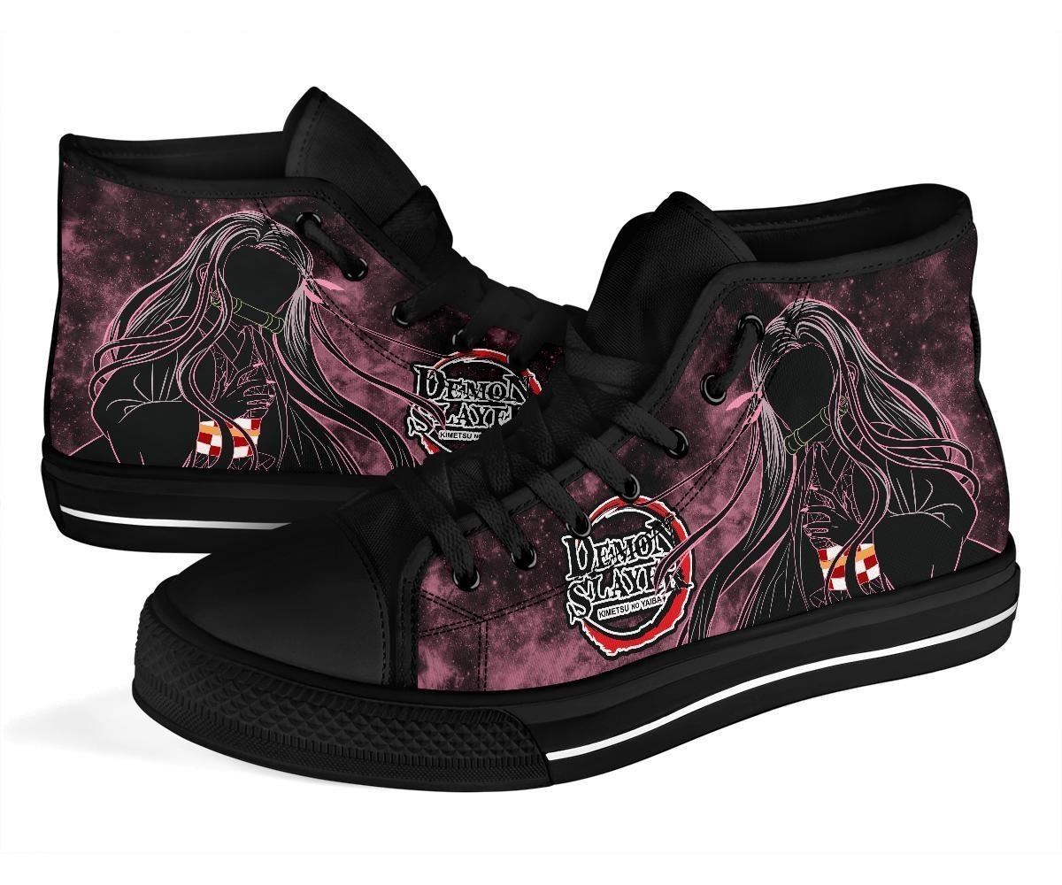 Kimetsu No Yaiba Nezuko High Top Anime Sneakers