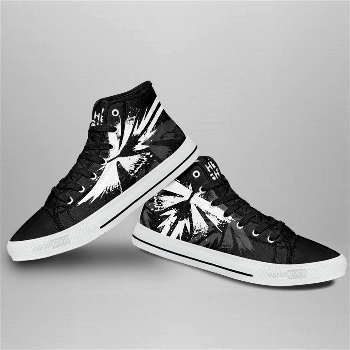 Last Of Us High Top Shoes Light Black