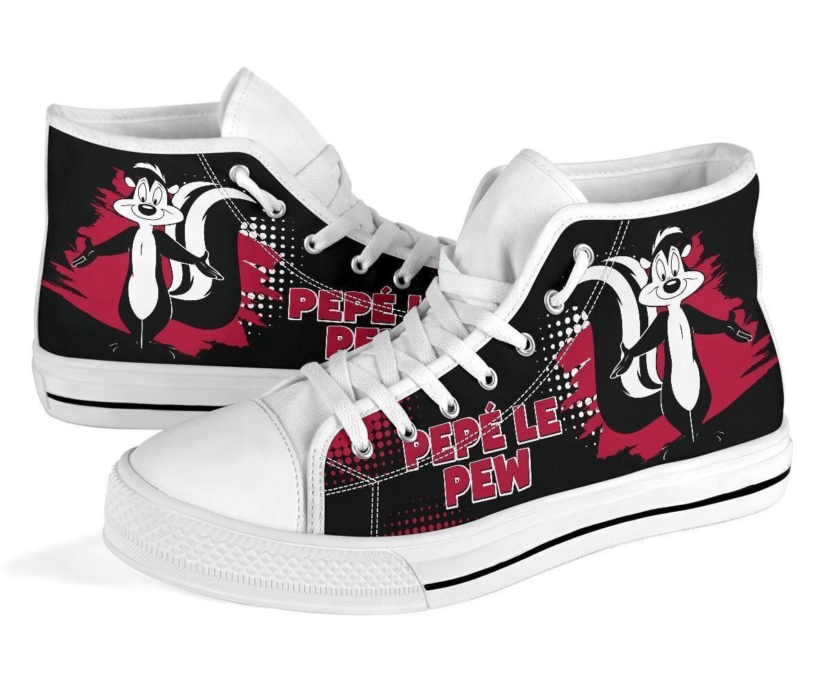 Looney Tunes Pepe Le Pew High Top Shoes