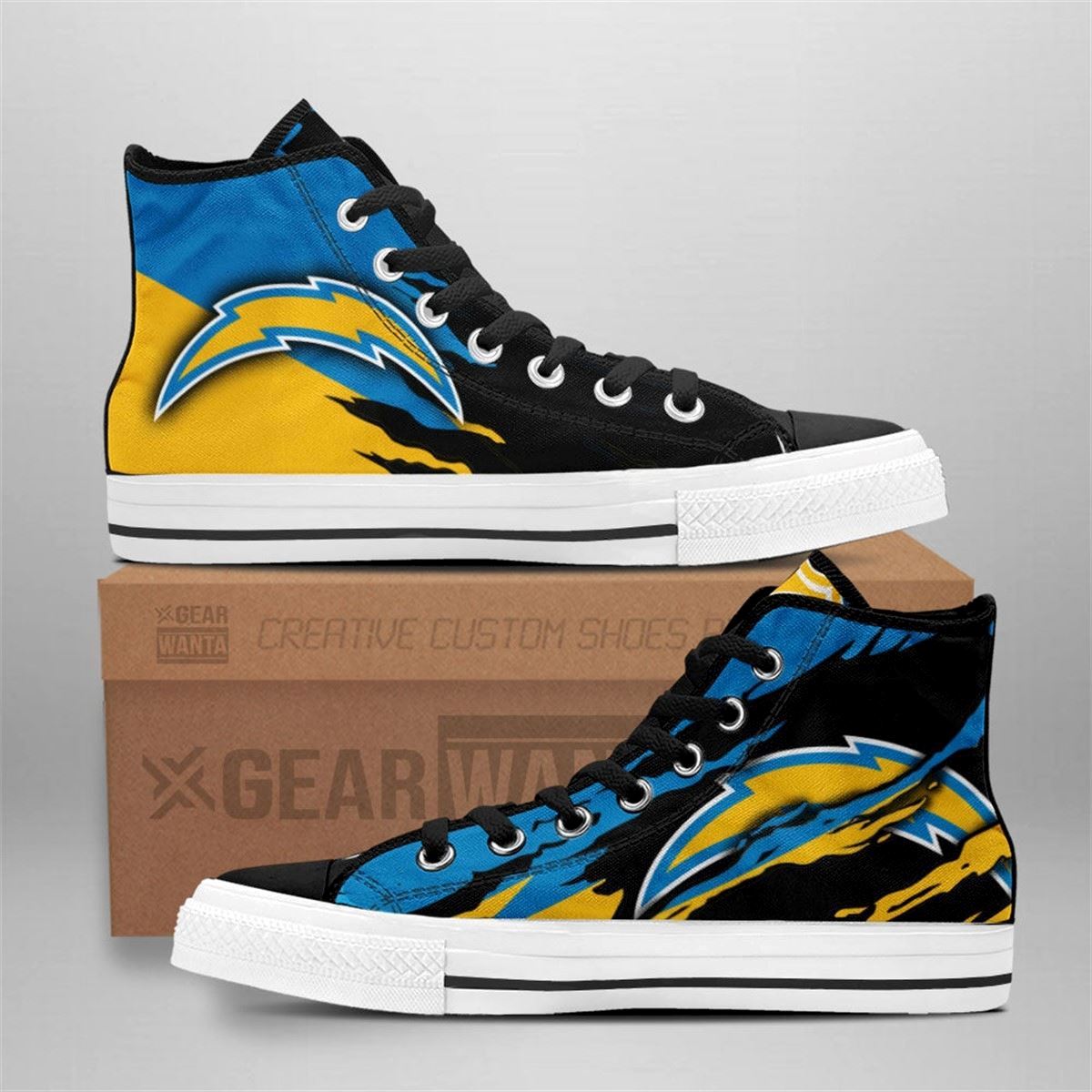 Los Angeles Chargers Custom High Top Shoes