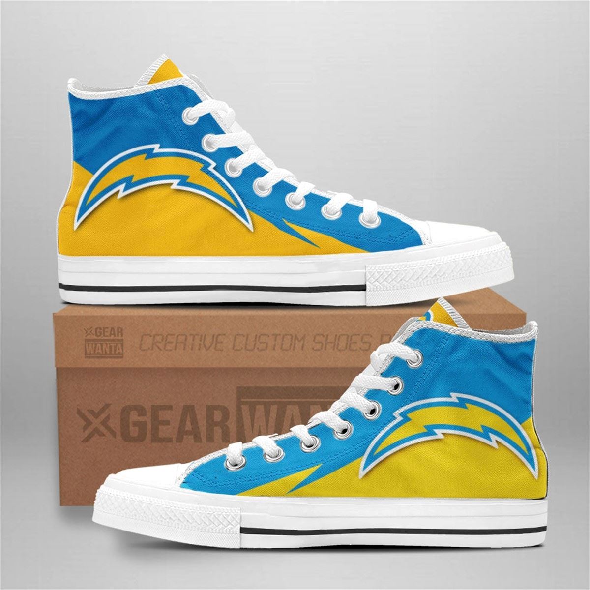 Los Angeles Chargers High Top Shoes Custom