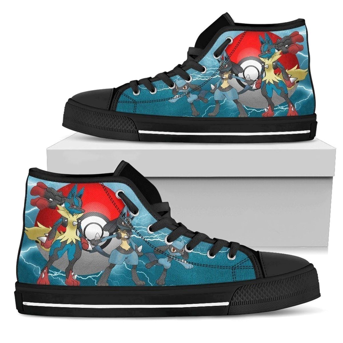 Lucario High Top Custom Sneakers