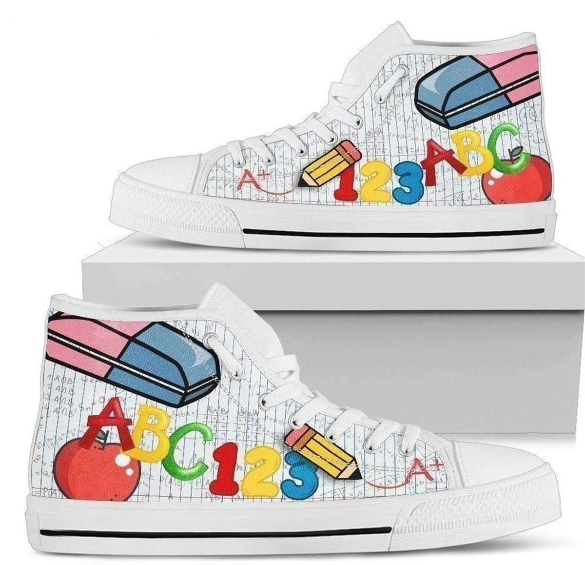 Math Teacher High Top Gift Idea