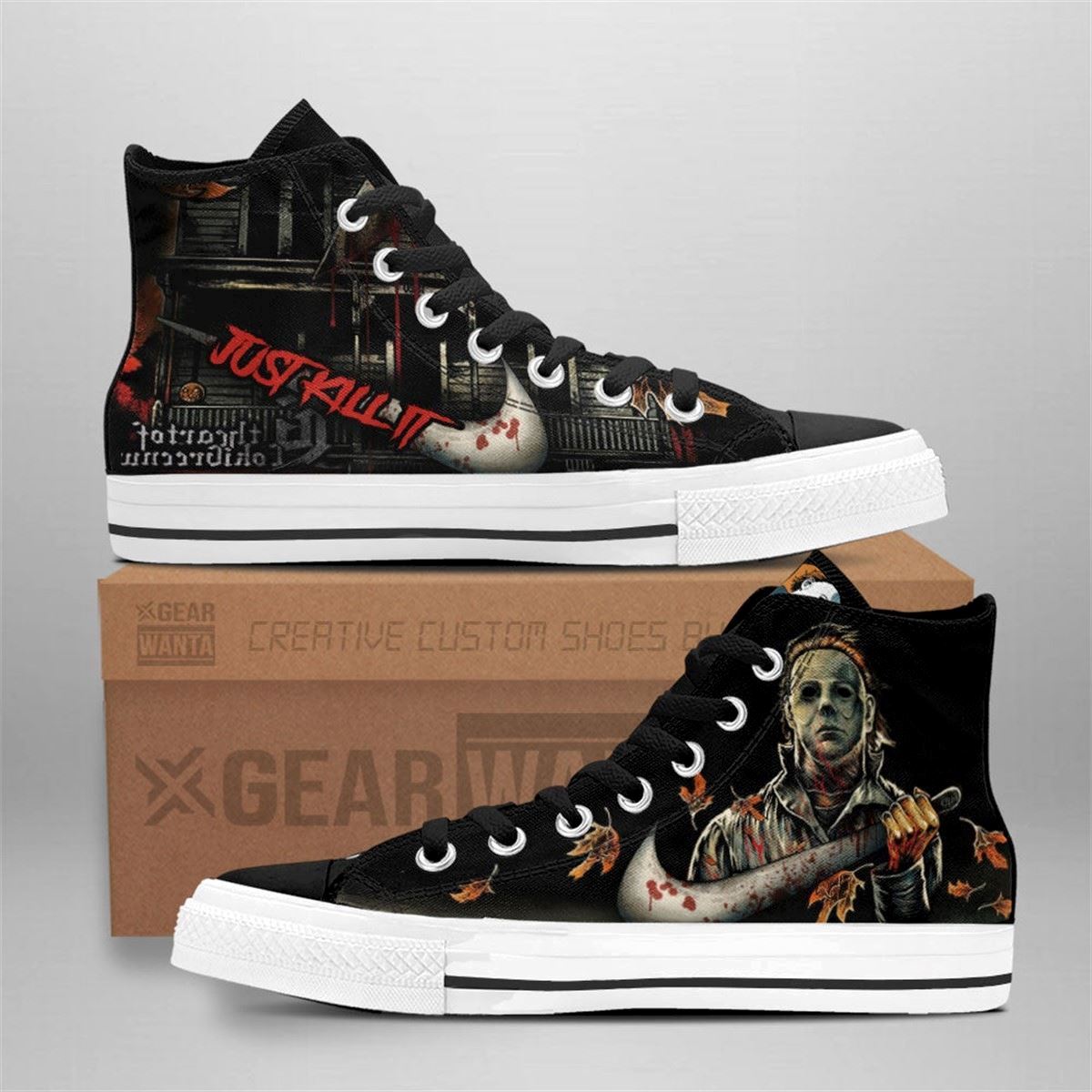 Michael Myers High Top Horror Fan Shoes