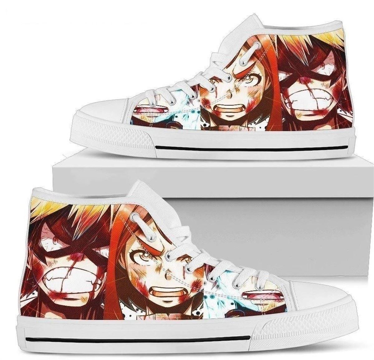 My Hero Academia High Top Anime Custom Sneakers