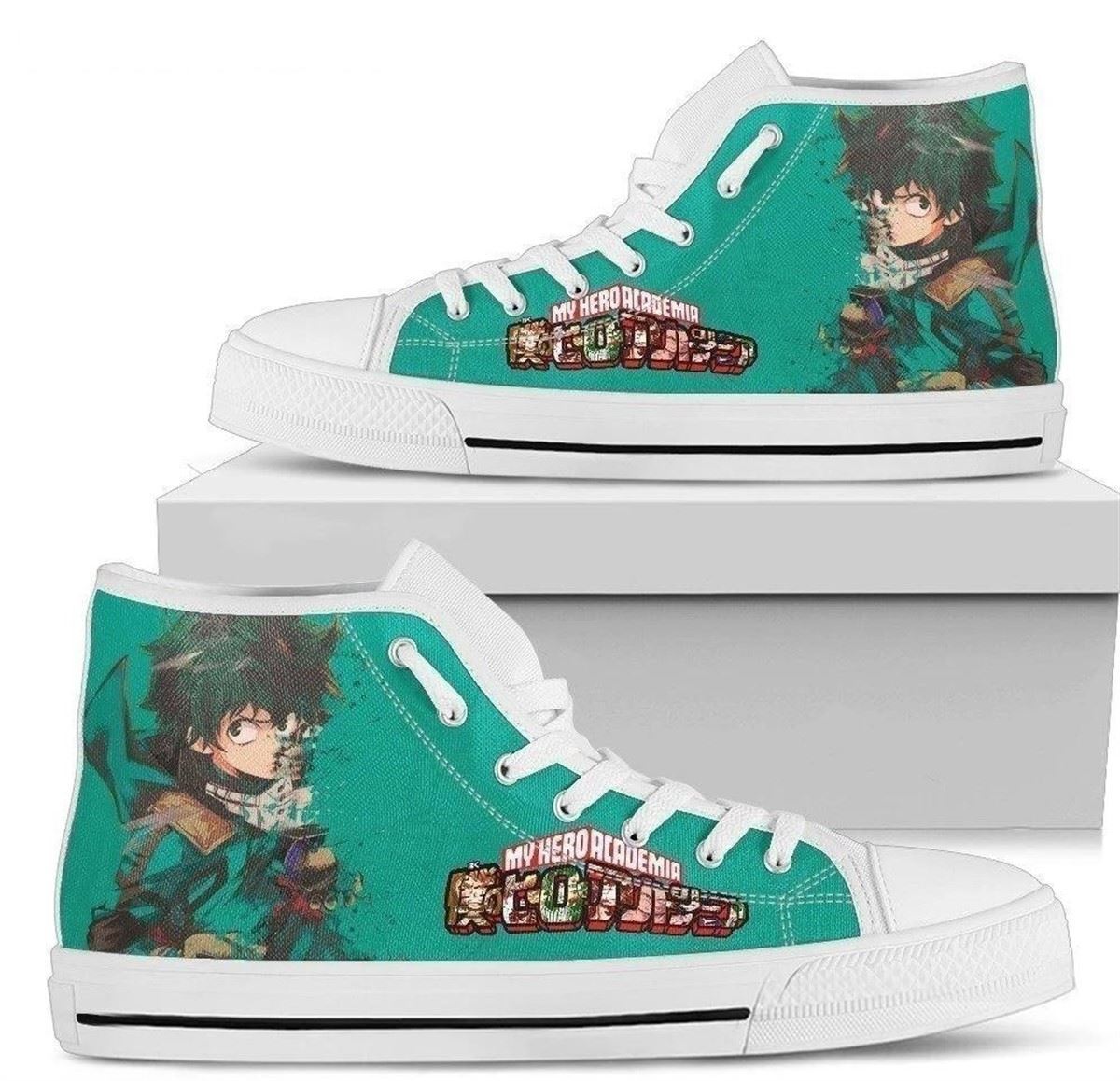 My Hero Academia Izuku Midoriya High Top Shoes