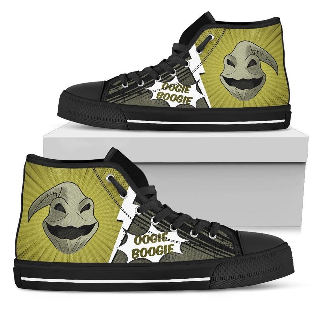 Nightmare Before Christmas Oogie Boogie High Top Sneakers