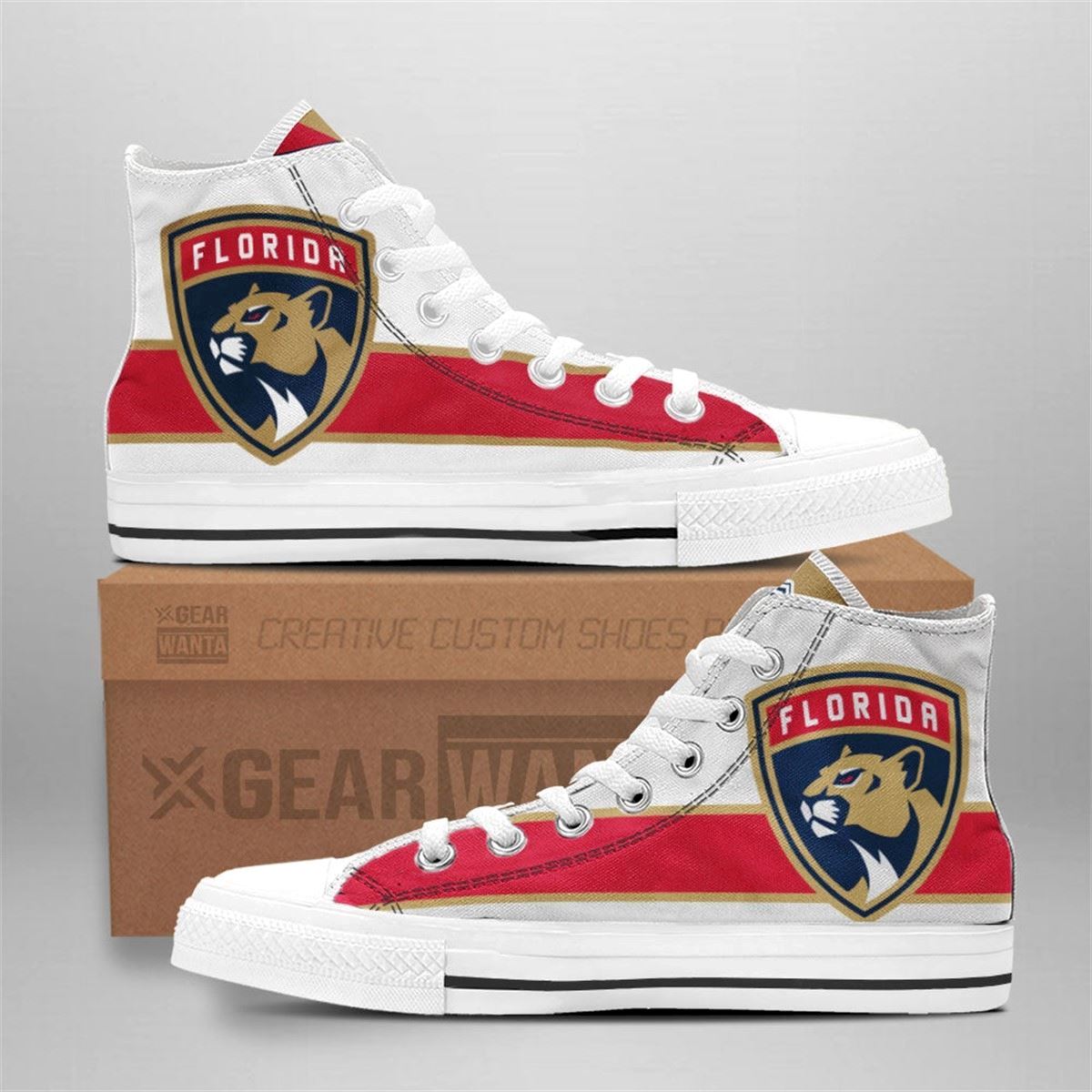 Panthers High Top Custom Sneakers