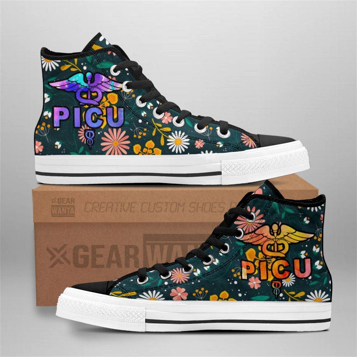 Picu Nurse High Top Shoes Custom