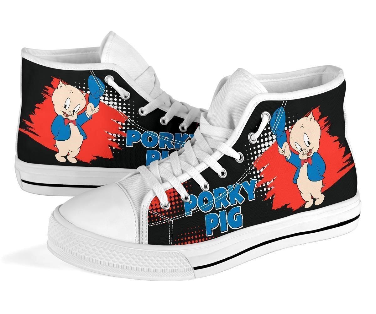 Porky Pig Looney Tunes High Top Shoes