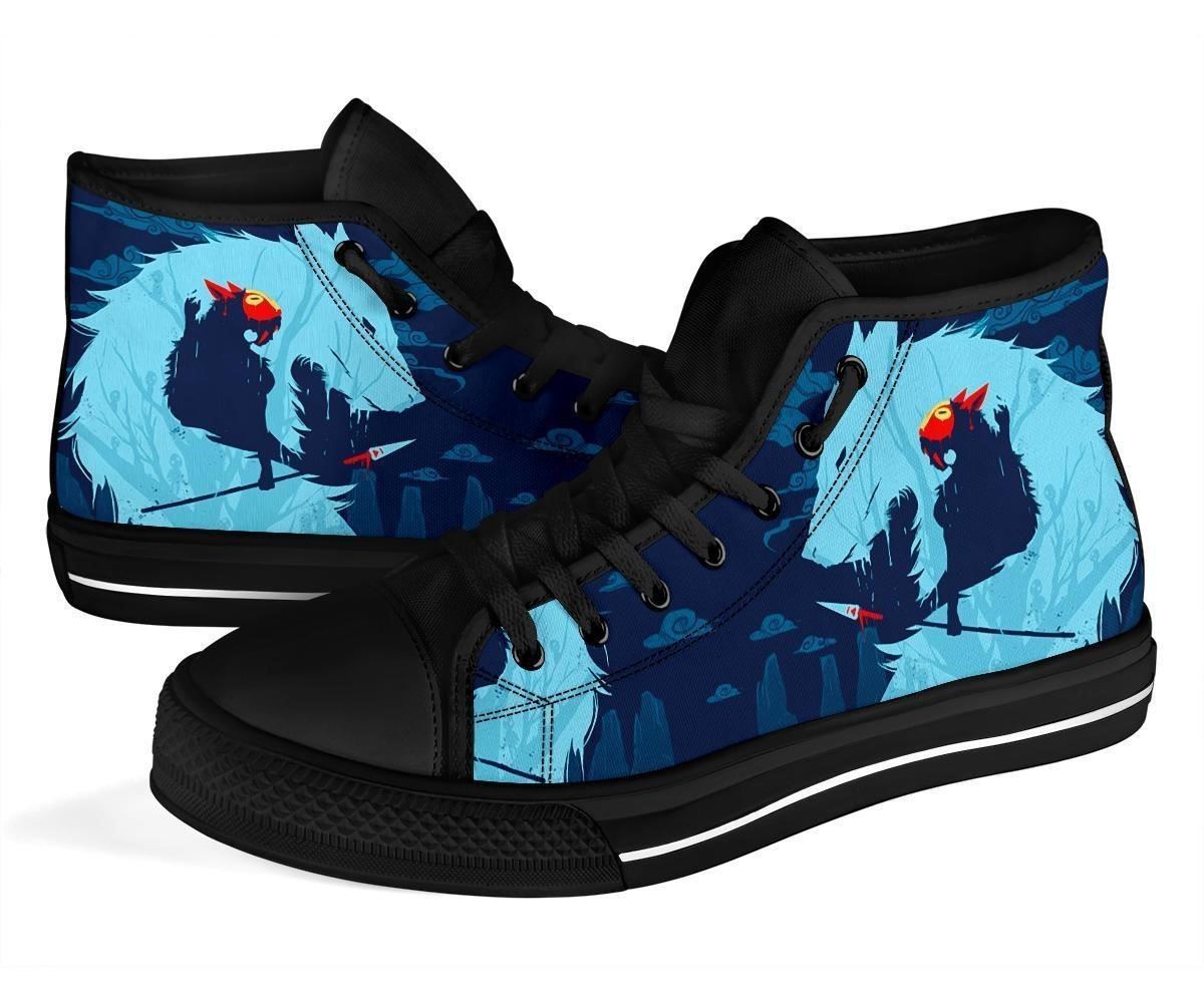 Princess Mononoke Anime Custom High Top Shoes Pt20