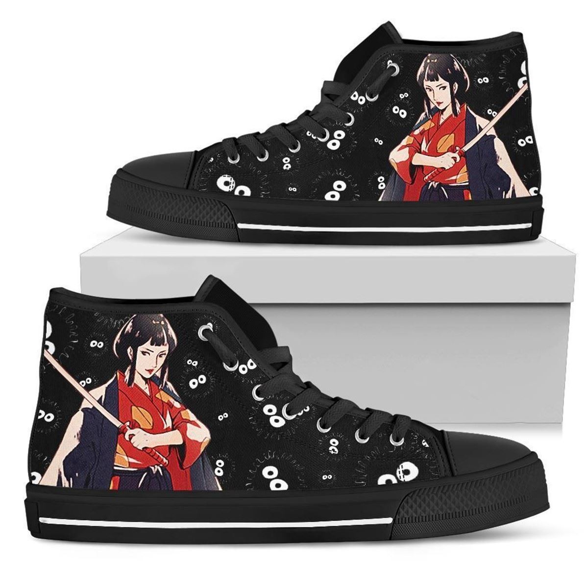 Princess Mononoke Lady Eboshi High Top Sneakers