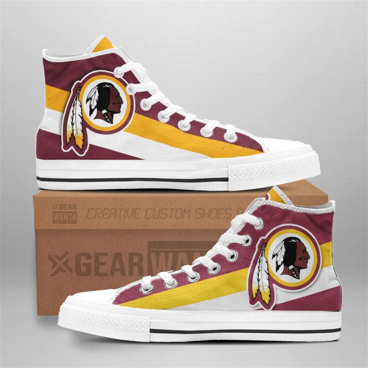 Redskins Custom High Top Shoes