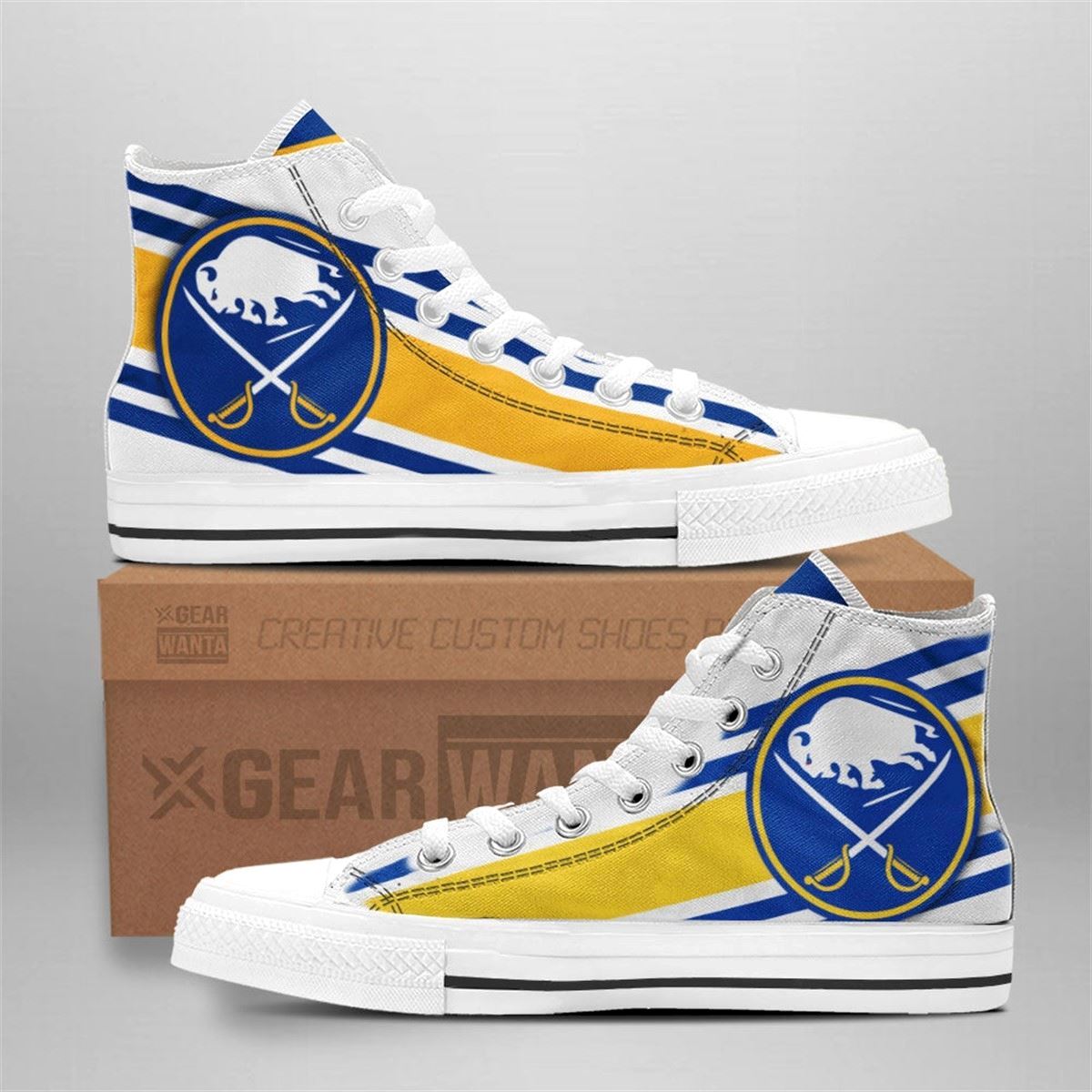 Sabres High Top Custom Sneaker Shoes