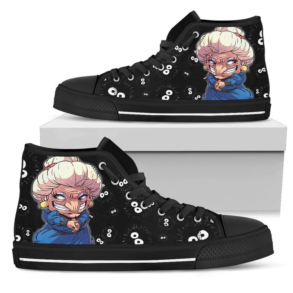 Spirited Away Yubaba High Top Ghibli Sneakers