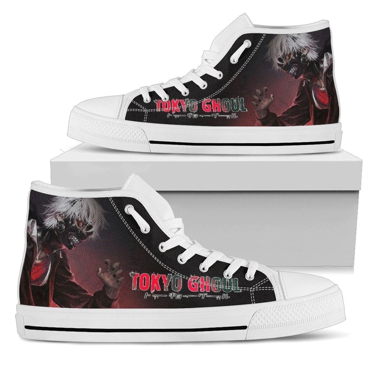 Tokyo Ghoul Ken Kanaki Custom Anime High Top Sneakers