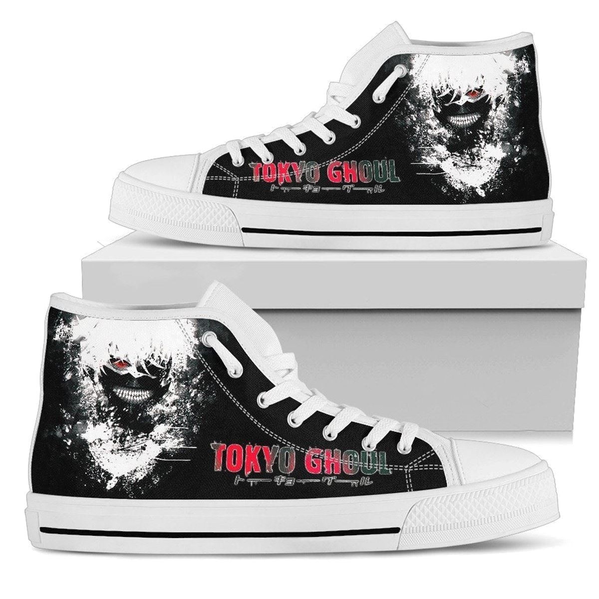 Tokyo Ghoul Ken Kaneki High Top Sneakers