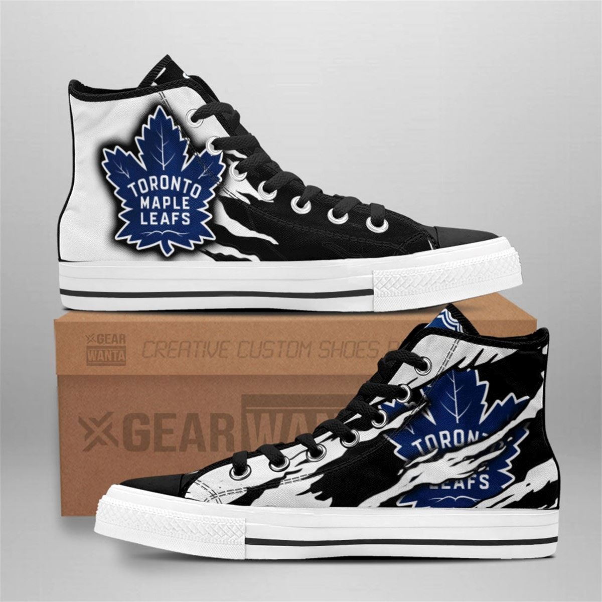 Toronto Maple Leafs High Top Custom Fan Shoes