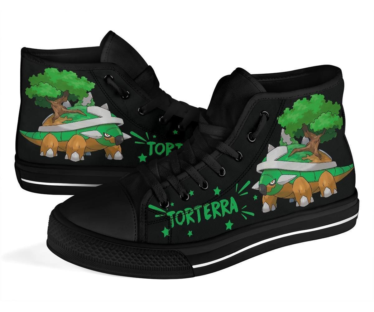 Torterra Pokemon High Top Sneakers