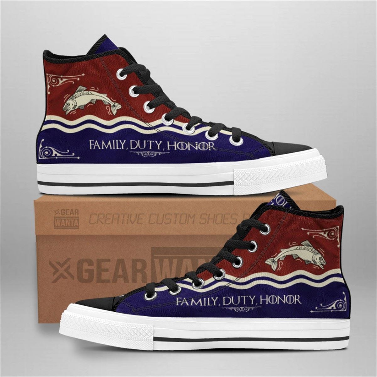 Tully High Top Custom Game Of Thrones Shoes