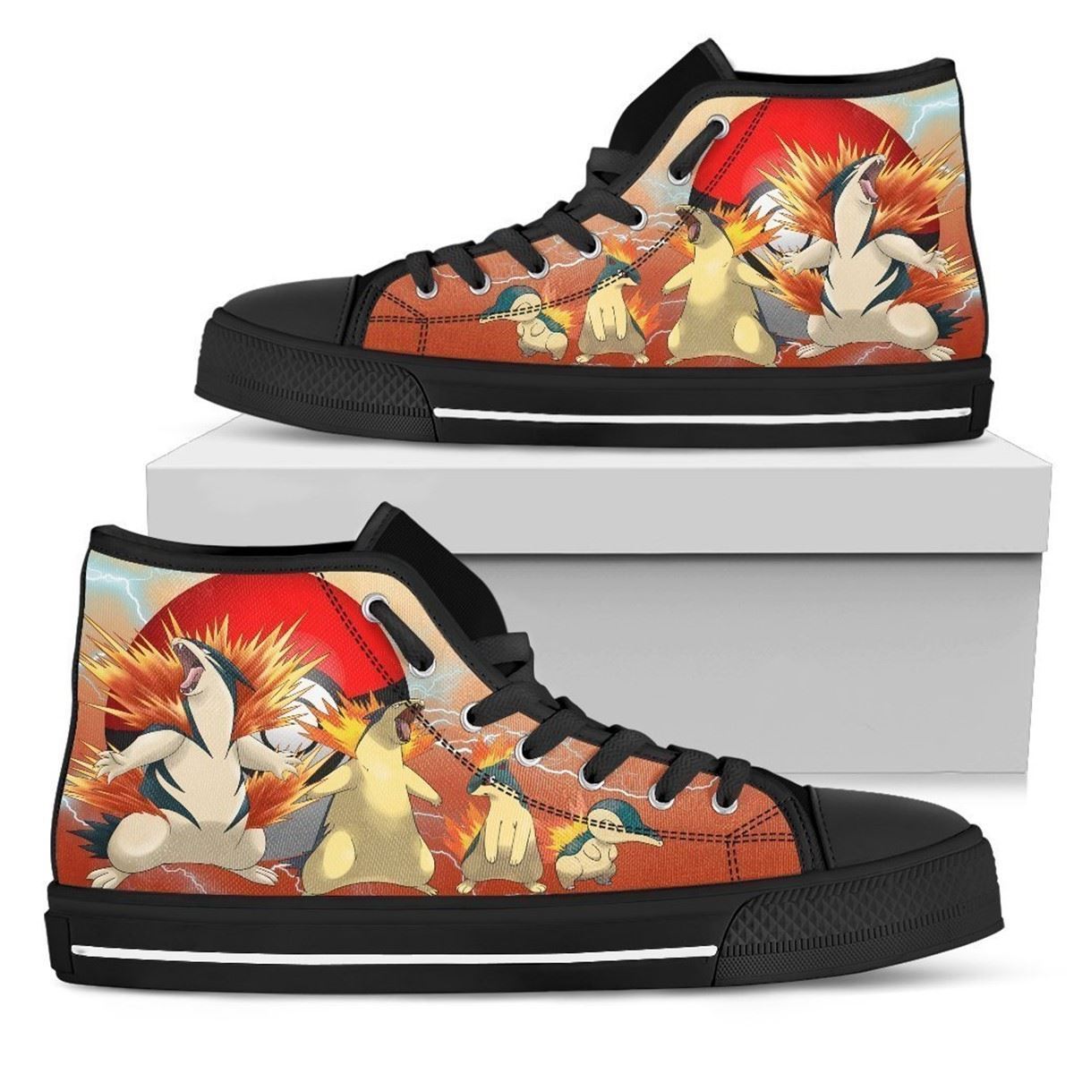 Typhlosion High-top Canvas Sneakers