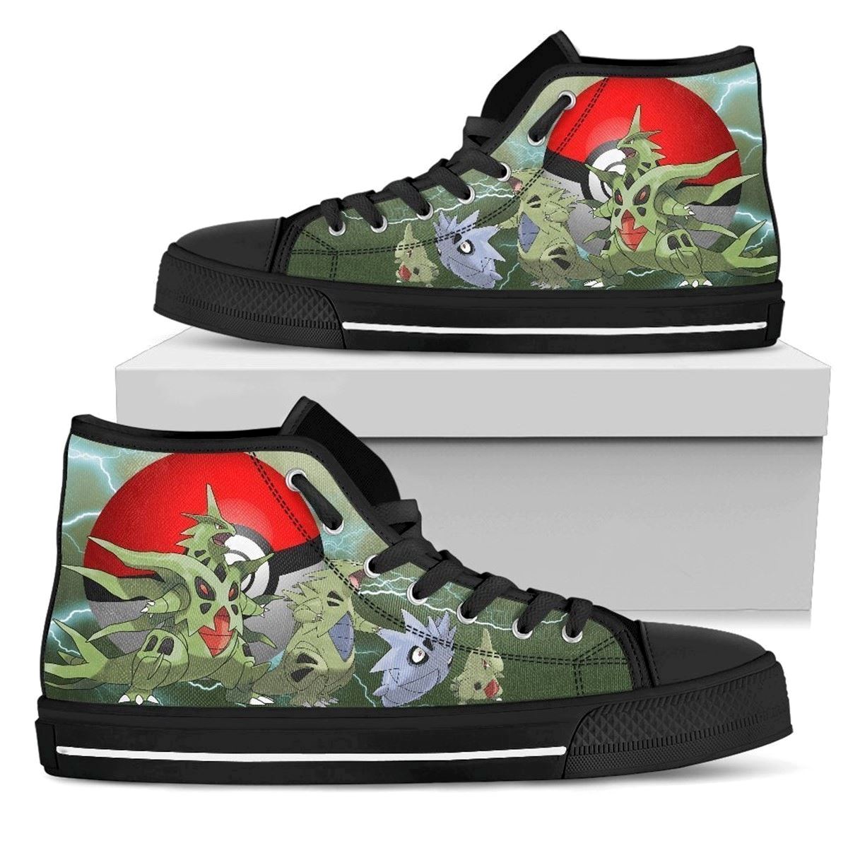 Tyranitar High Top Pokemon Sneakers