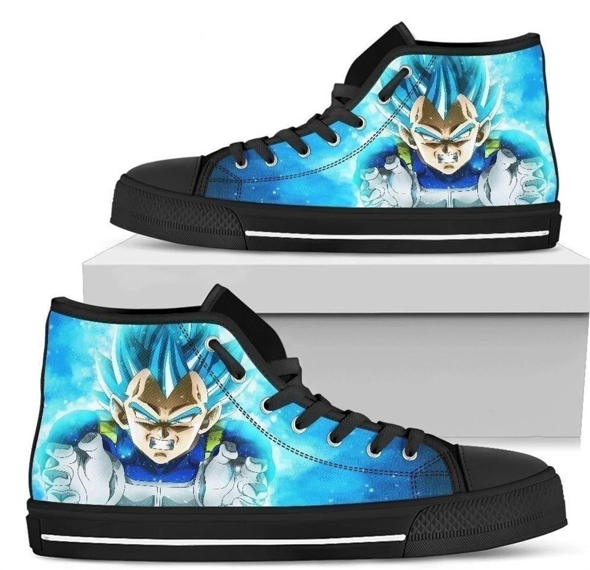 Vegeta High Top Sneakers Anime Shoes