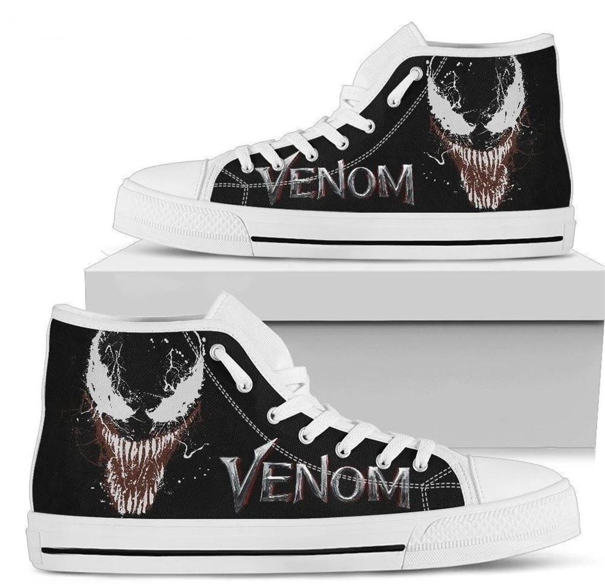 Venom High Top Custom Fan Gift Shoes