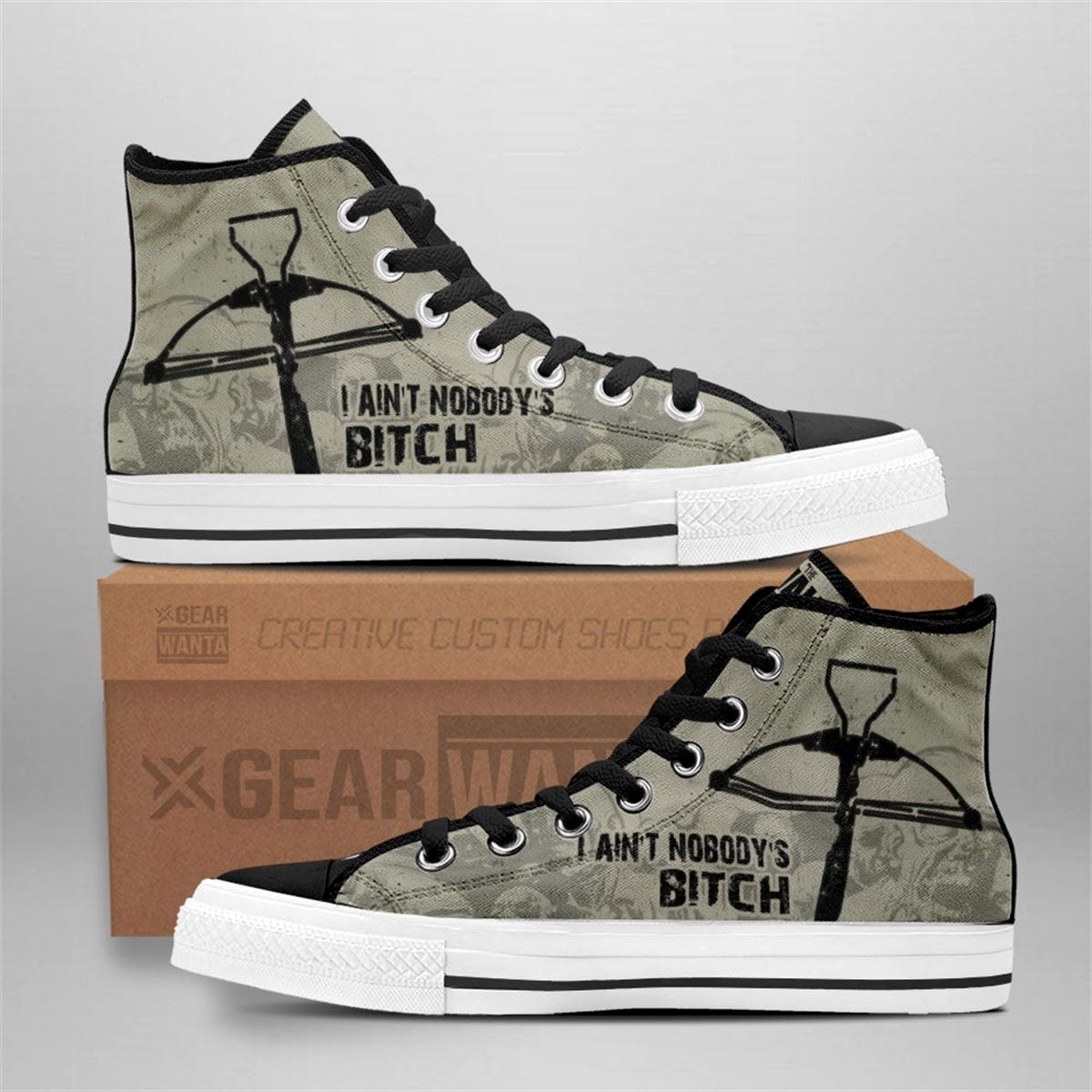 Walking Dead High Top Custom Fan Shoes