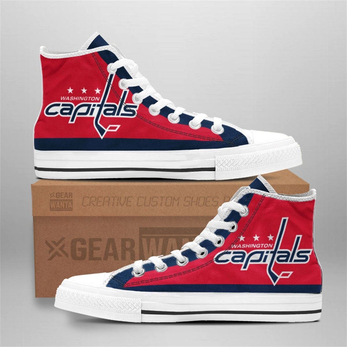 Washington Capitals Custom Sneakers