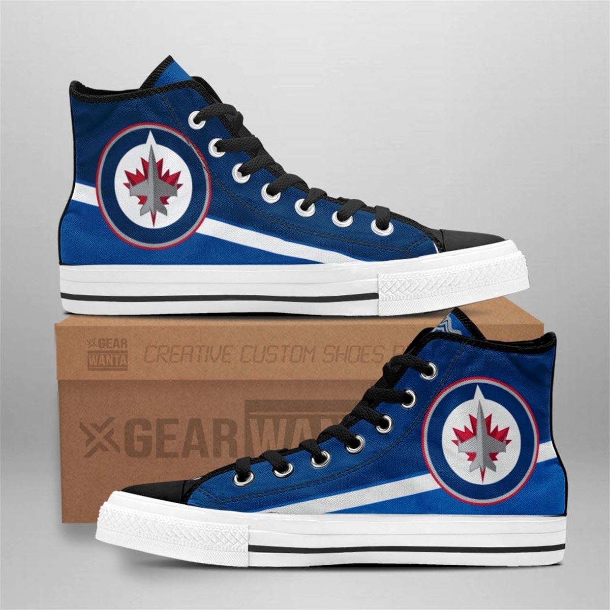 Winnipeg Jets Custom Sneakers For Fans