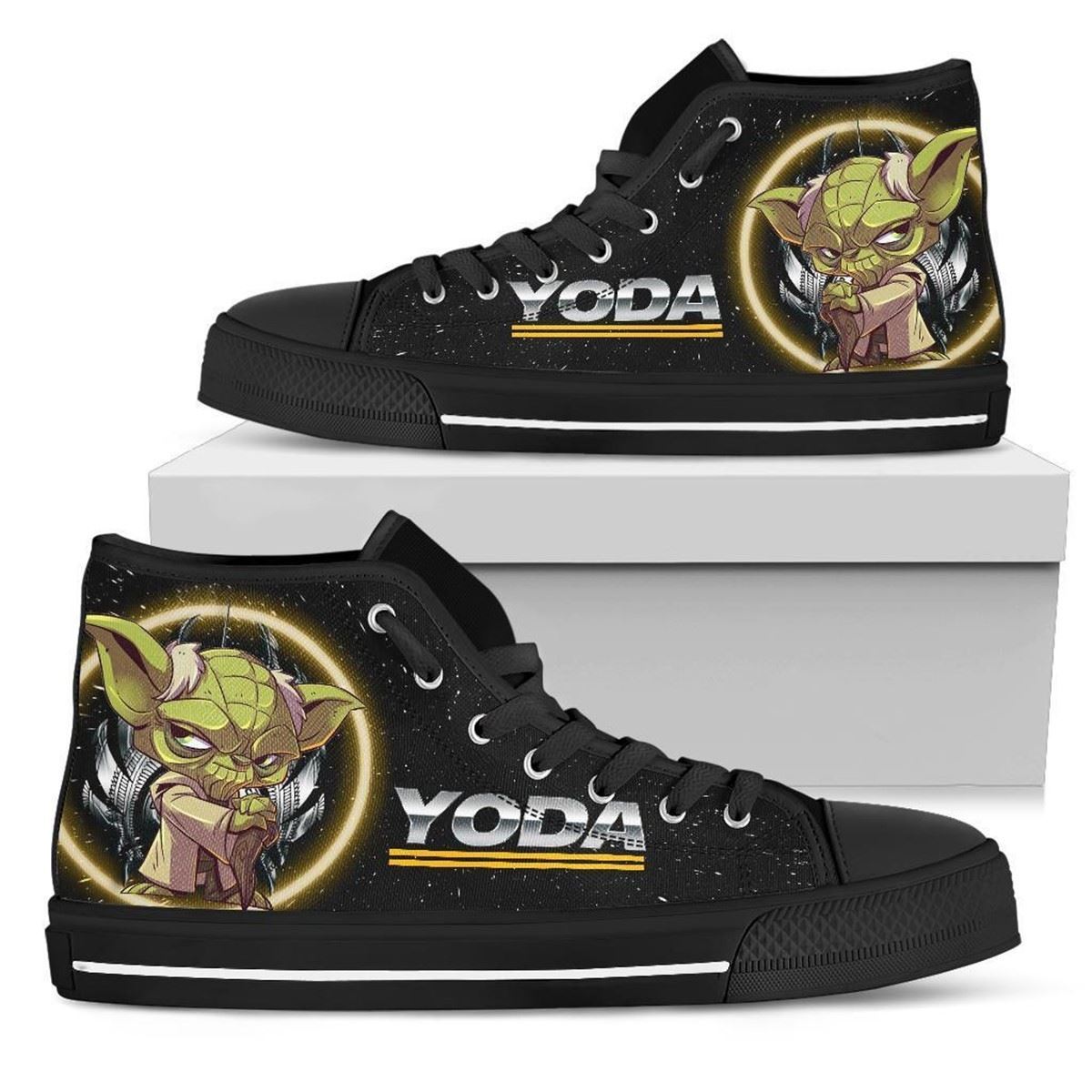 Yoda Custom High Top Shoes