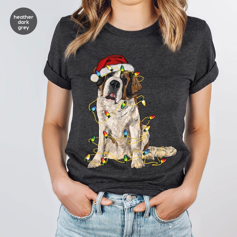 Festive Christmas Dog Shirt A Perfect Dog Lover & Dog Mom Gift