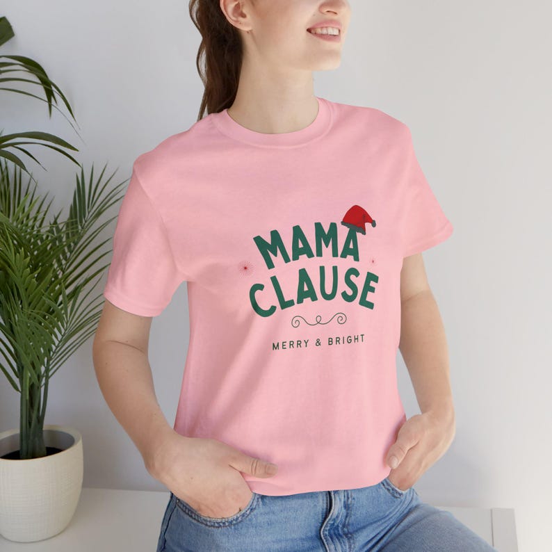 Mama Clause Merry Christmas Mom T-Shirt, Gifts for Her