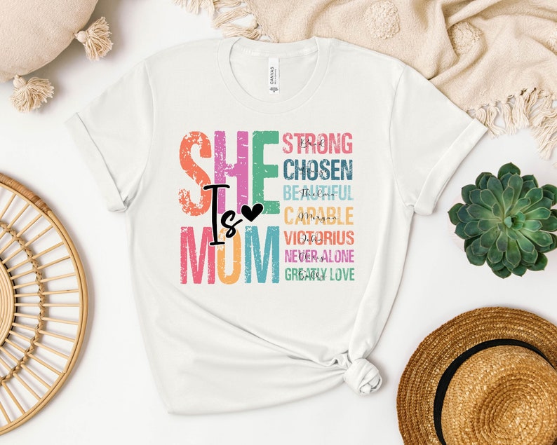 Mom T-Shirt Retro Mother’s Day Gift for Blessed Moms