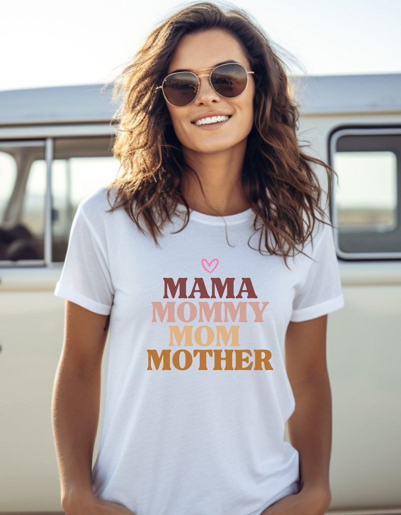 T-Shirt for Moms Express Your Mama Love with Colorful Designs