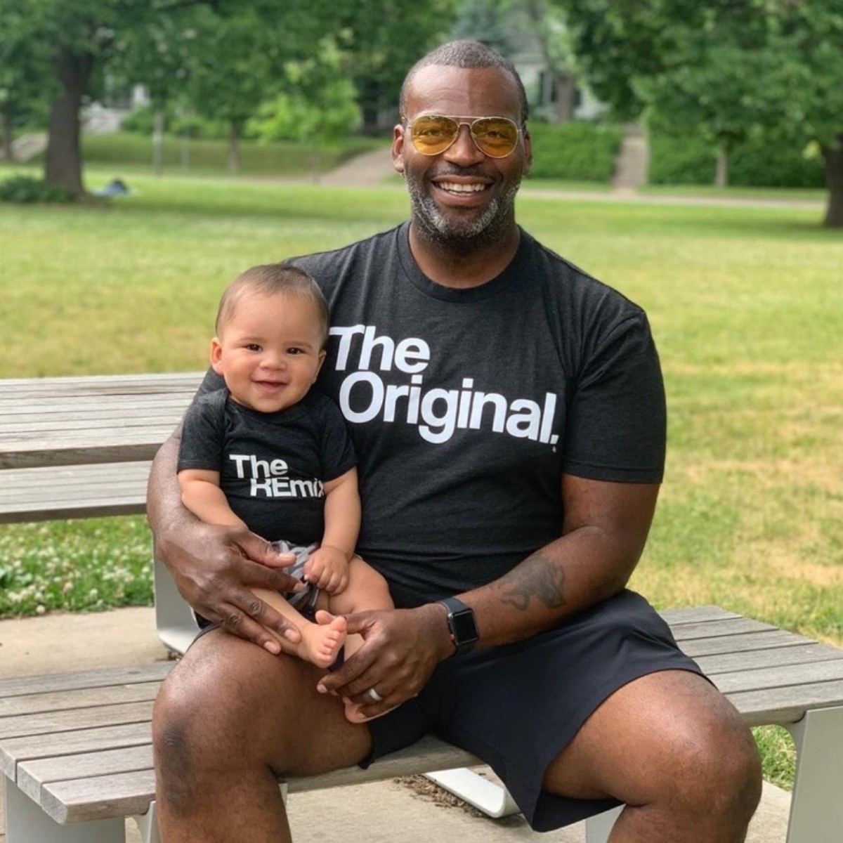 Matching Original Remix Shirts Father & Son or Dad & Baby Tees