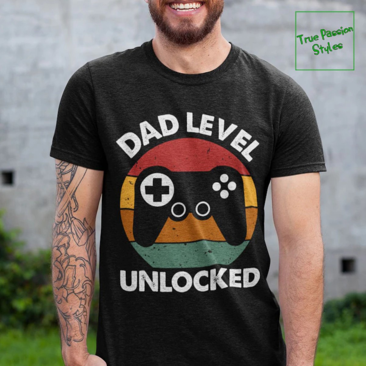 New Dad Shirt Dad Level Unlocked, Gaming Champion