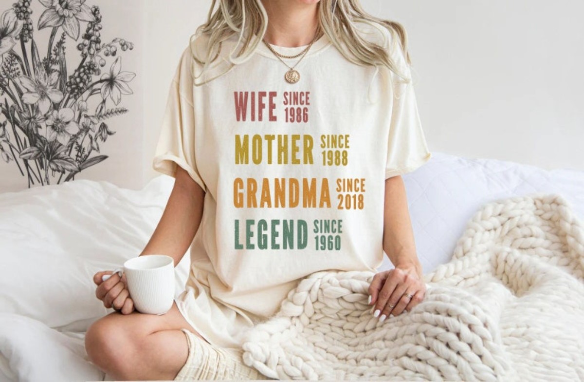 Personalized Mom Grandma Legend Shirt Mother’s Day, Custom Dates