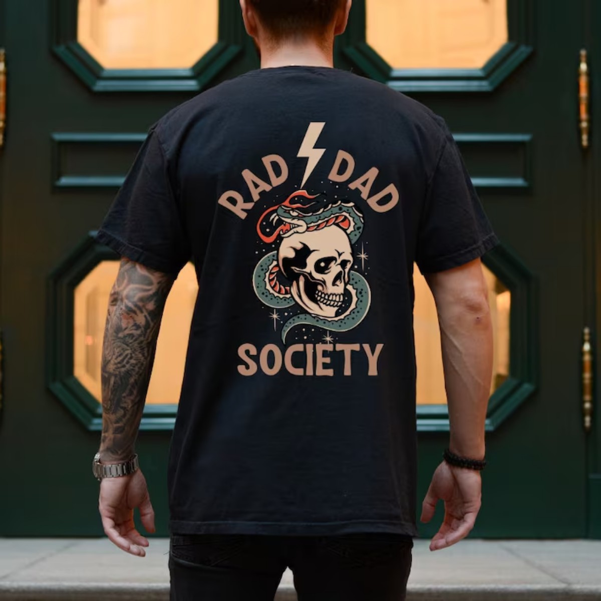 Rad Dad Society Dad Life Tee for Awesome Dads of Girls