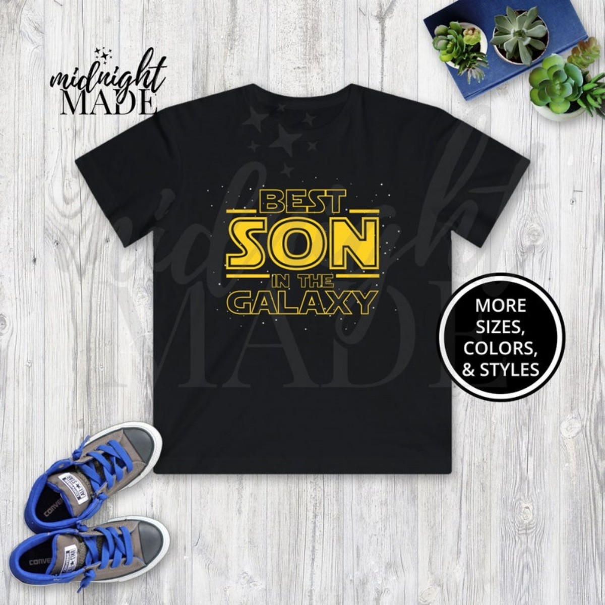 Son Shirt Best Son in the Galaxy  Sci-Fi Space Theme