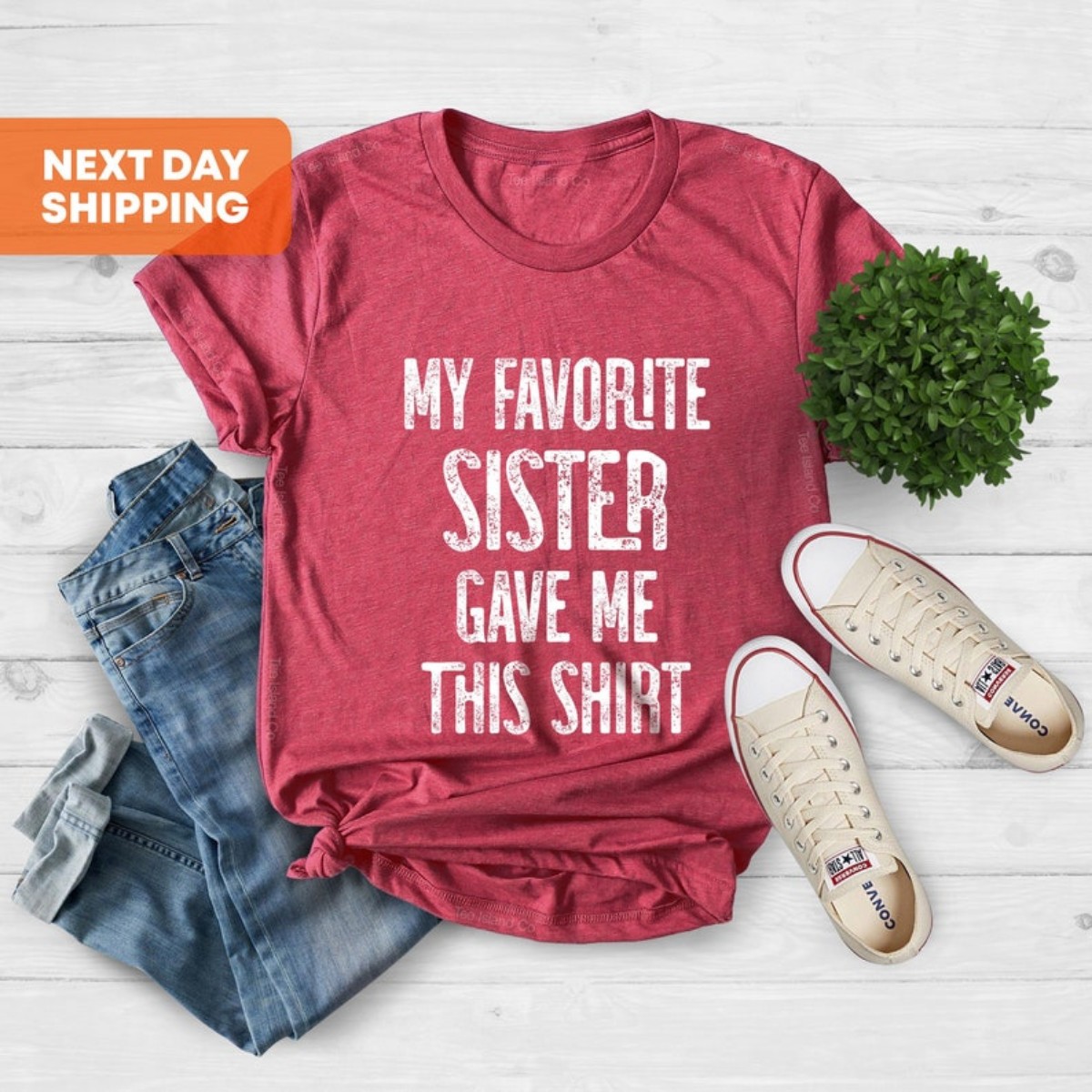 Funny Sister Gift Sister Shirt with Hilarious Sayings