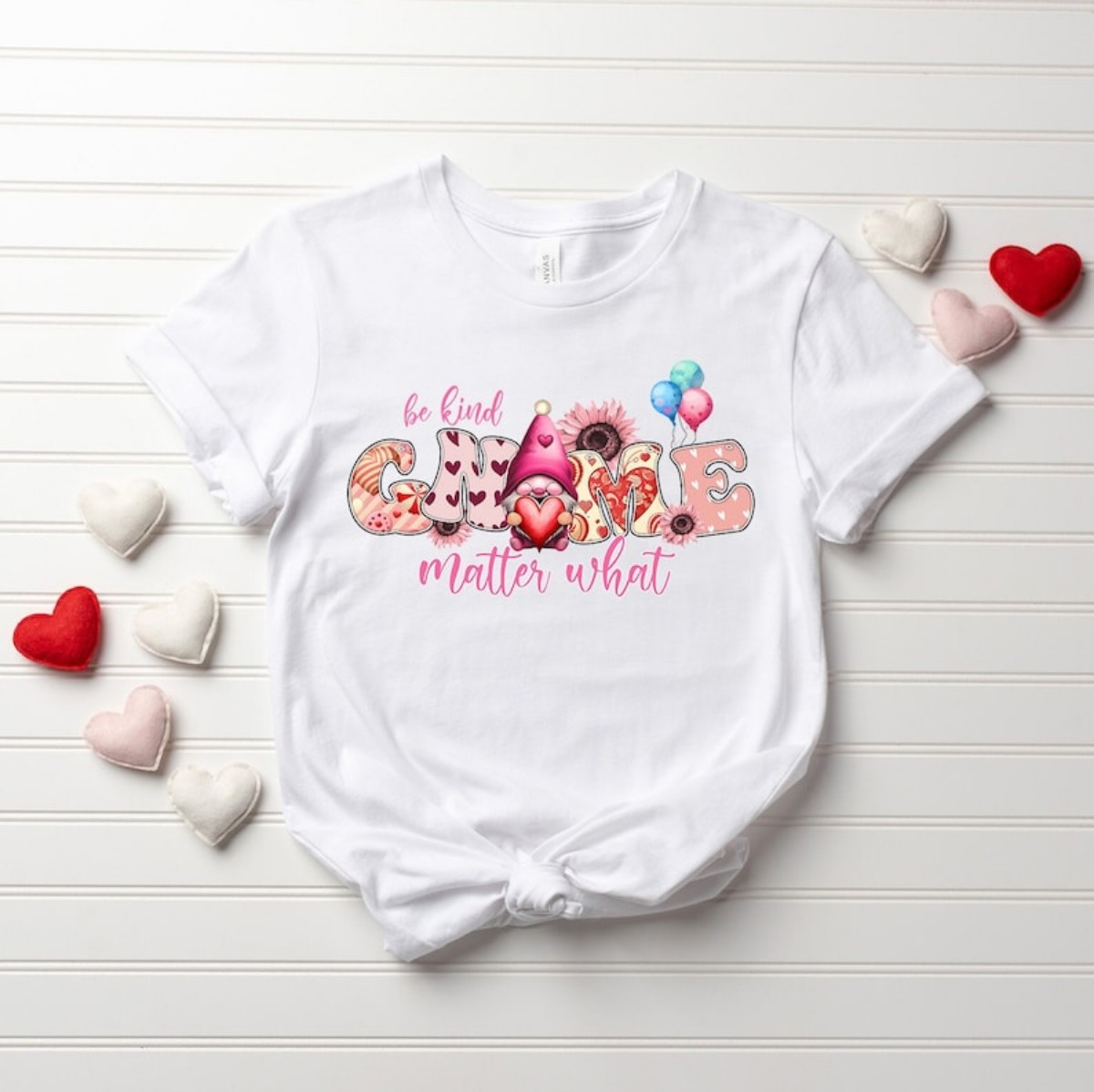 Valentine’s Day Shirt Cute Gnome Print, Perfect Valentine’s Gift