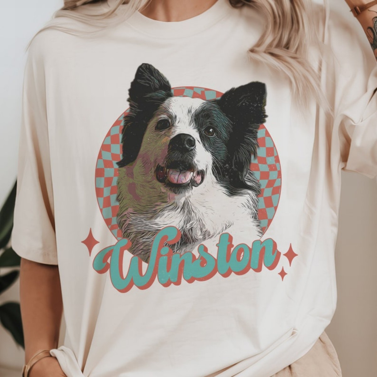 Custom Pet T-Shirt Unleash Your Dog’s Style with a Personalized Vintage Tee