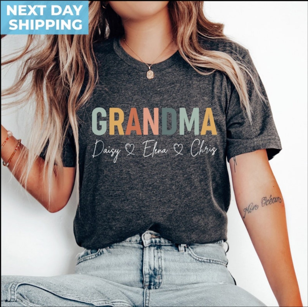 Custom Grandma Shirt Perfect Nana Shirt for Mother’s Day