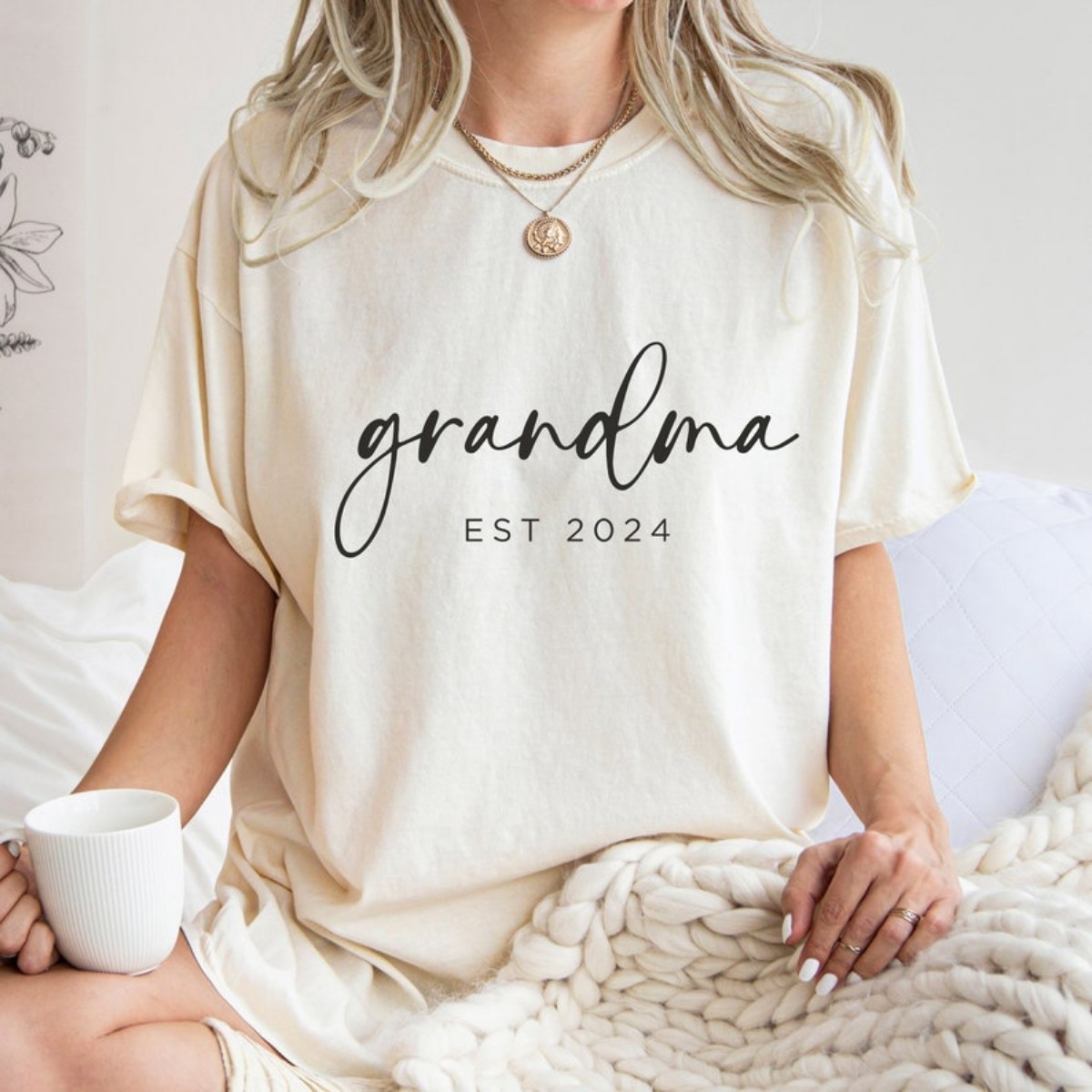 Grandma Est Shirt Announce Your Pregnancy in Style, Gift for Grandma